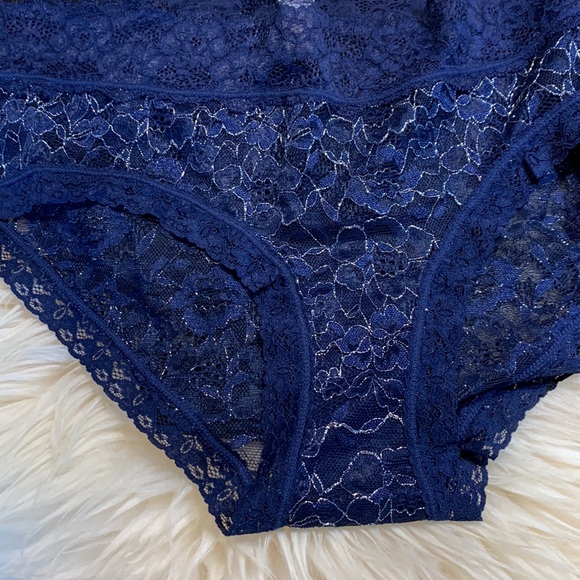 Lace sparkly panties full coverage high waist - Picture 9 of 12